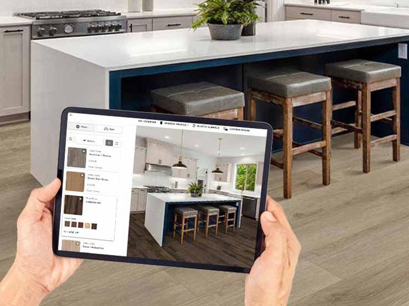 Room Visualizer Preview in kitchen